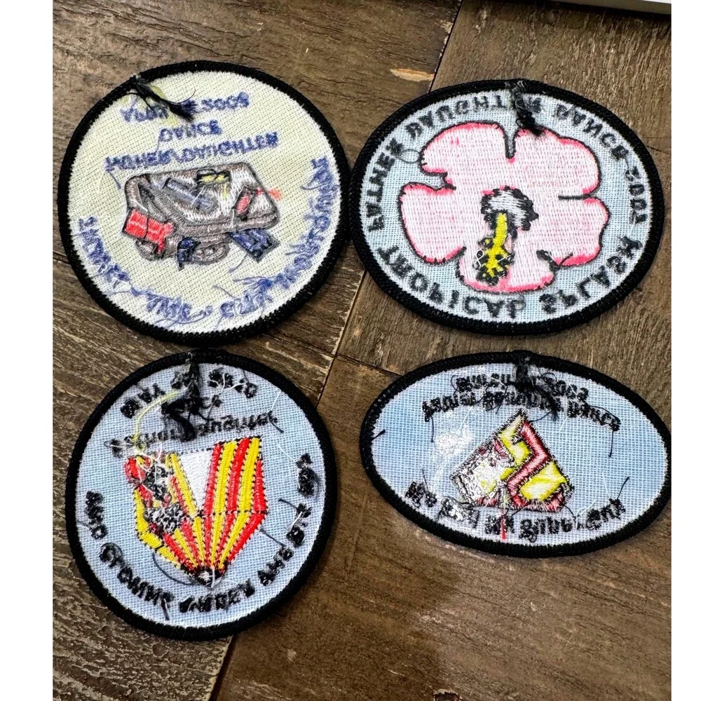 Vintage Girl Scout Father Daughter Dance Fun Patch Lot of 4 2007-2010